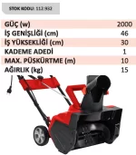 AL-KO SNOWLINE 46E KAR KÜREME MAKİNESİ - Görsel 3