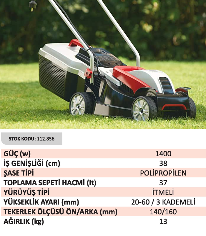 çim biçme makinesi
