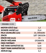 AL-KO BKS 2625 T MOTORLU TESTERE - Görsel 5