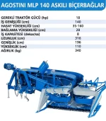 AGOSTINI MLP 140 SDZ ASKILI BİÇERBAĞLAR (DİKEY KONVEYÖR) - Görsel 3